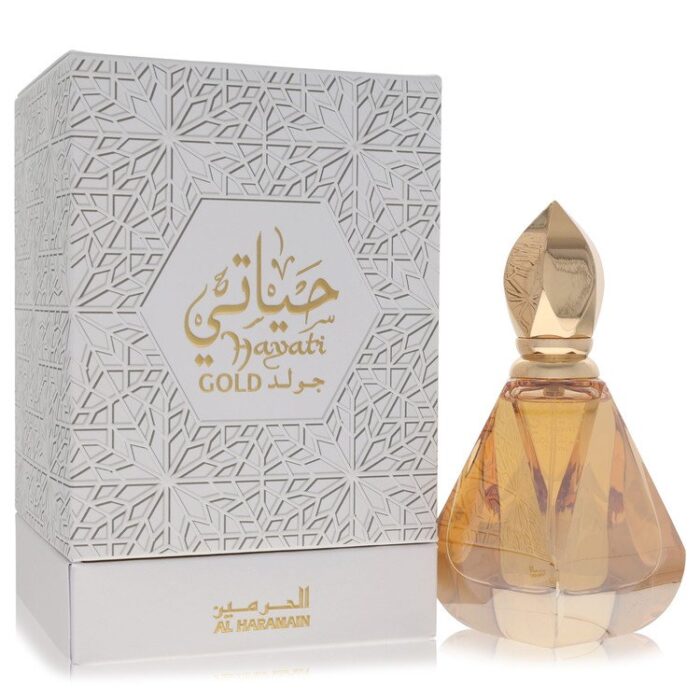 al haramain hayati gold by al haramain eau de parfum spray 3.33 oz Al Haramain Hayati Gold By Al Haramain - Eau De Parfum Spray 3.33 Oz - Image 1