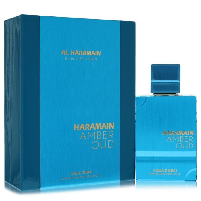 al haramain amber oud aqua dubai by al haramain extrait de parfum spray 3.33 oz Al Haramain Amber Oud Aqua Dubai By Al Haramain - Extrait De Parfum Spray 3.33 Oz - Image 1