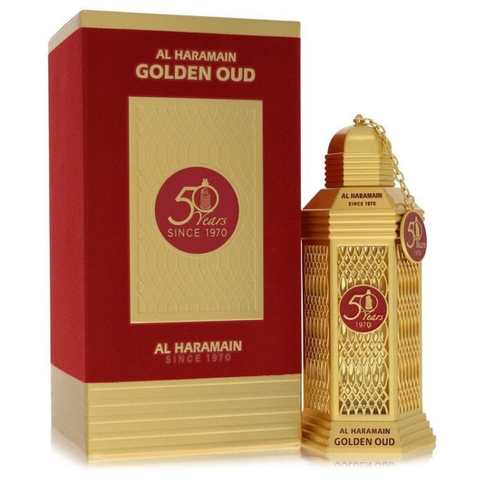al haramain golden oud by al haramain eau de parfum spray 3.4 oz Al Haramain Golden Oud By Al Haramain - Eau De Parfum Spray 3.4 Oz - Image 1