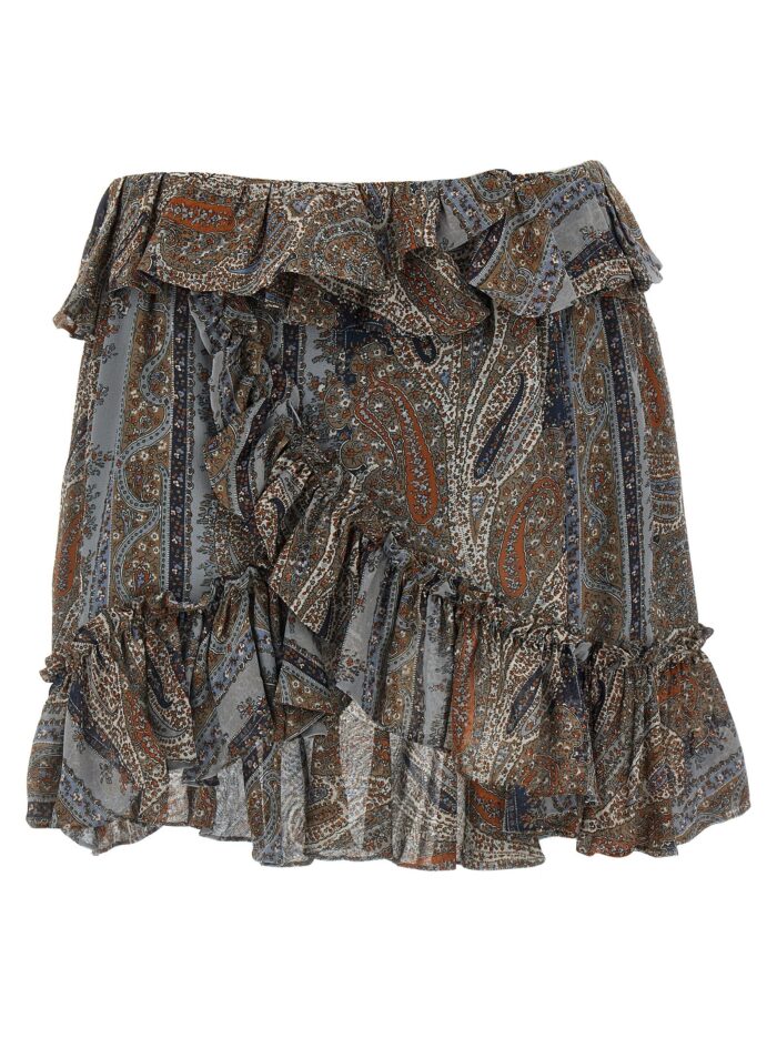 saint laurent all over print skirt Saint Laurent All Over Print Skirt