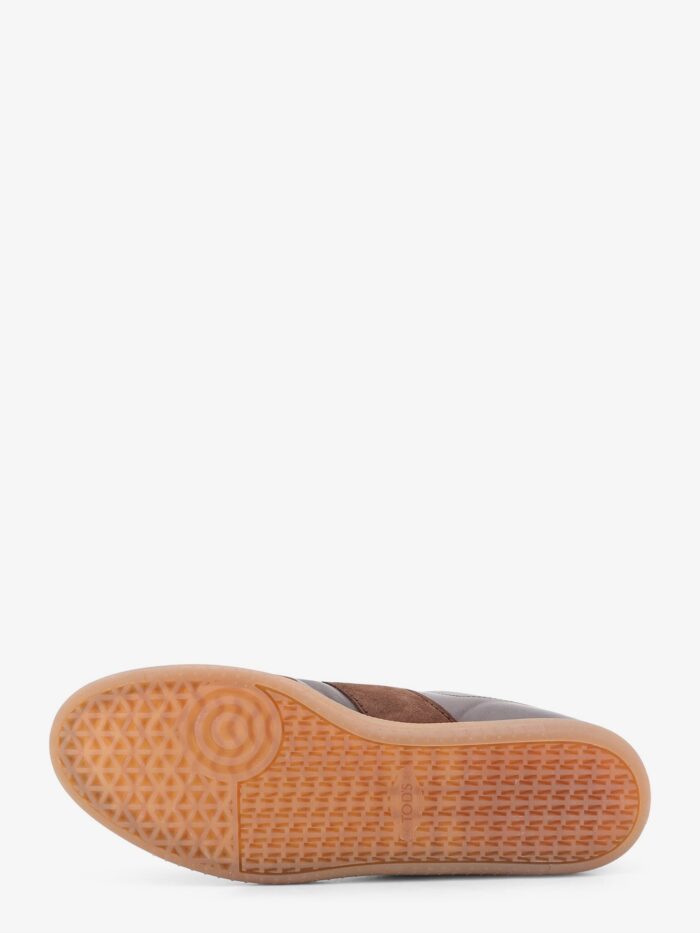TOD'S Allacciata Cassetta Leather And Suede Sneakers