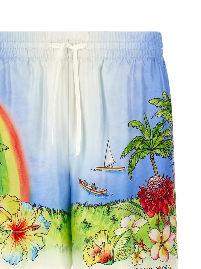 CASABLANCA 'Aloha' Bermuda Shorts