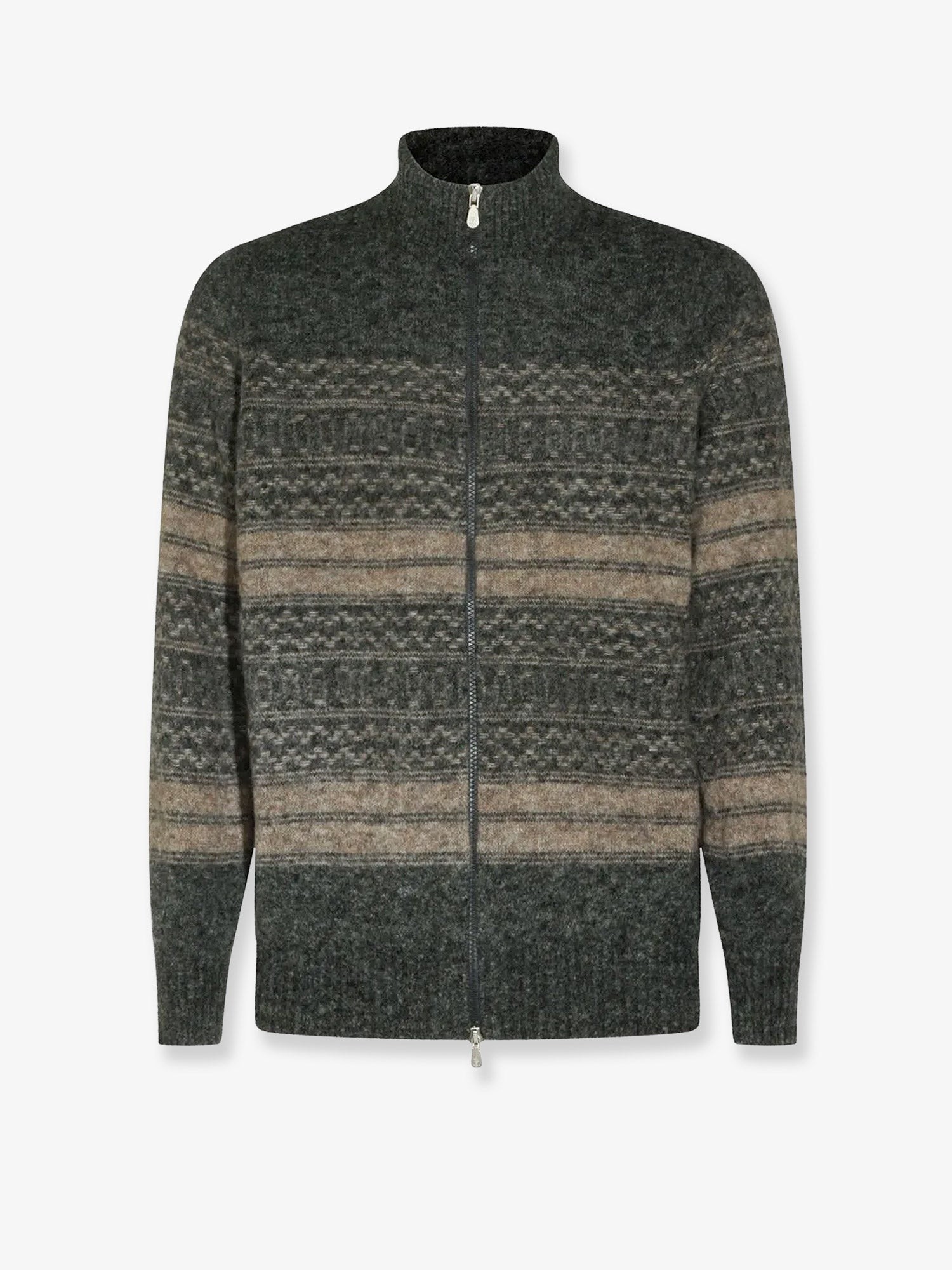 Brunello Cucinelli Alpaca, Cashmere, And Wool Blend Cardigan