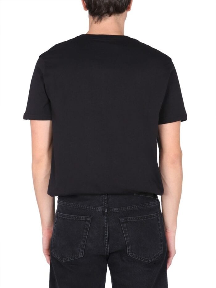 ALPHA INDUSTRIES T-SHIRT WITH EMBROIDERED LOGO
