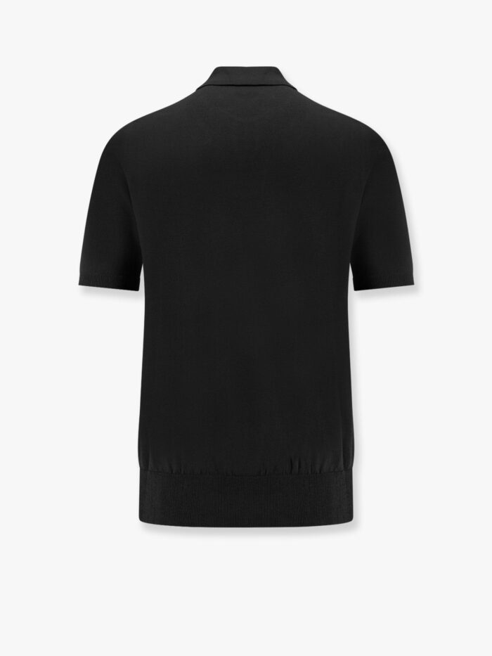 ALPHA-STUDIO Cotton Crepe Polo Shirt