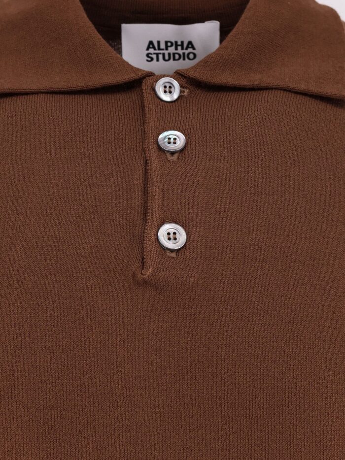 ALPHA-STUDIO Cotton Polo Shirt