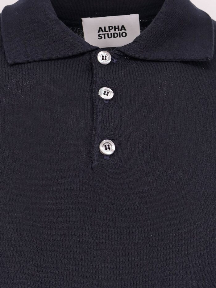 ALPHA-STUDIO Cotton Polo Shirt