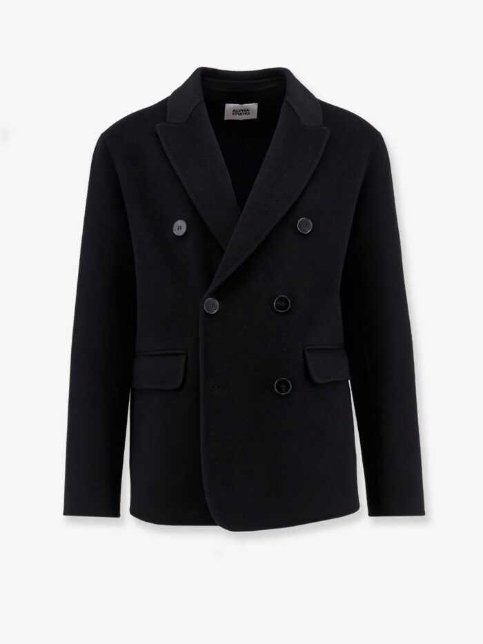 ALPHA-STUDIO Double-breasted Wool Coat