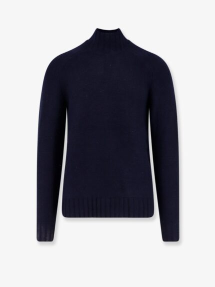 ALPHA-STUDIO Links Wool And Cashmere Mock Turtleneck
