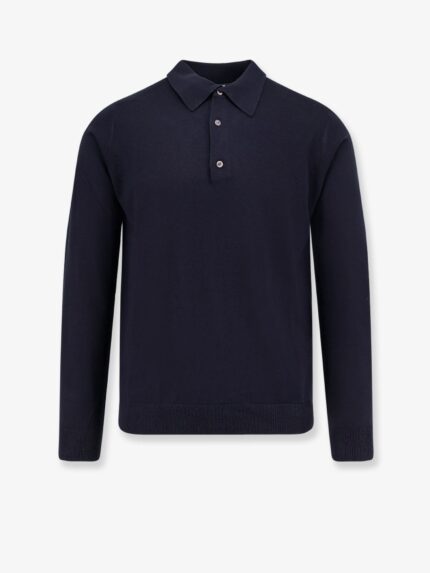 ALPHA-STUDIO Silk And Cashmere Polo Shirt