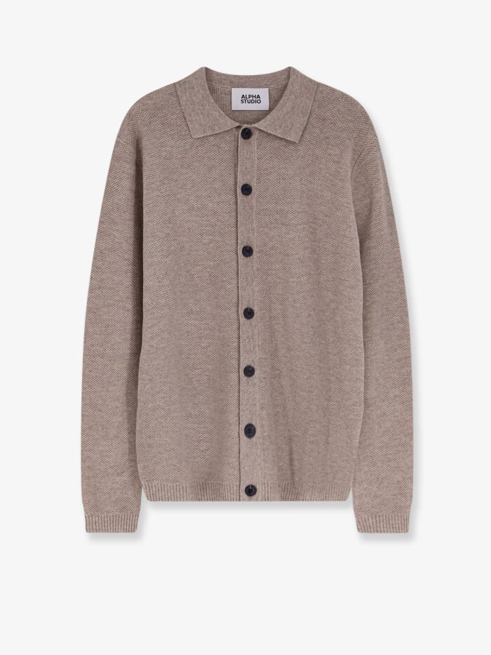 ALPHA-STUDIO Wool And Cashmere Cardigan