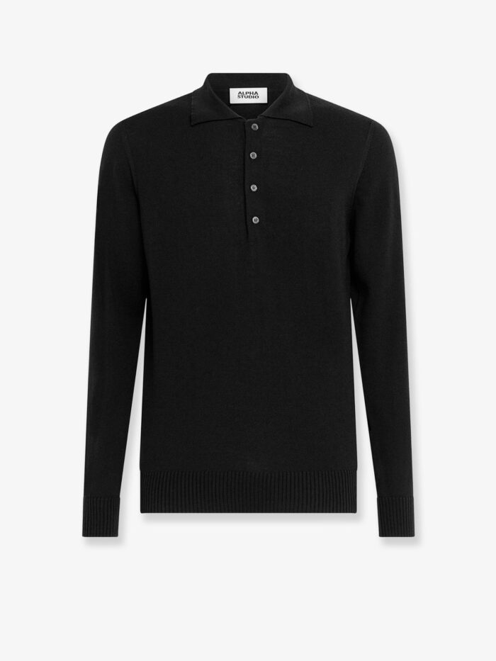 ALPHA-STUDIO Wool Polo Shirt