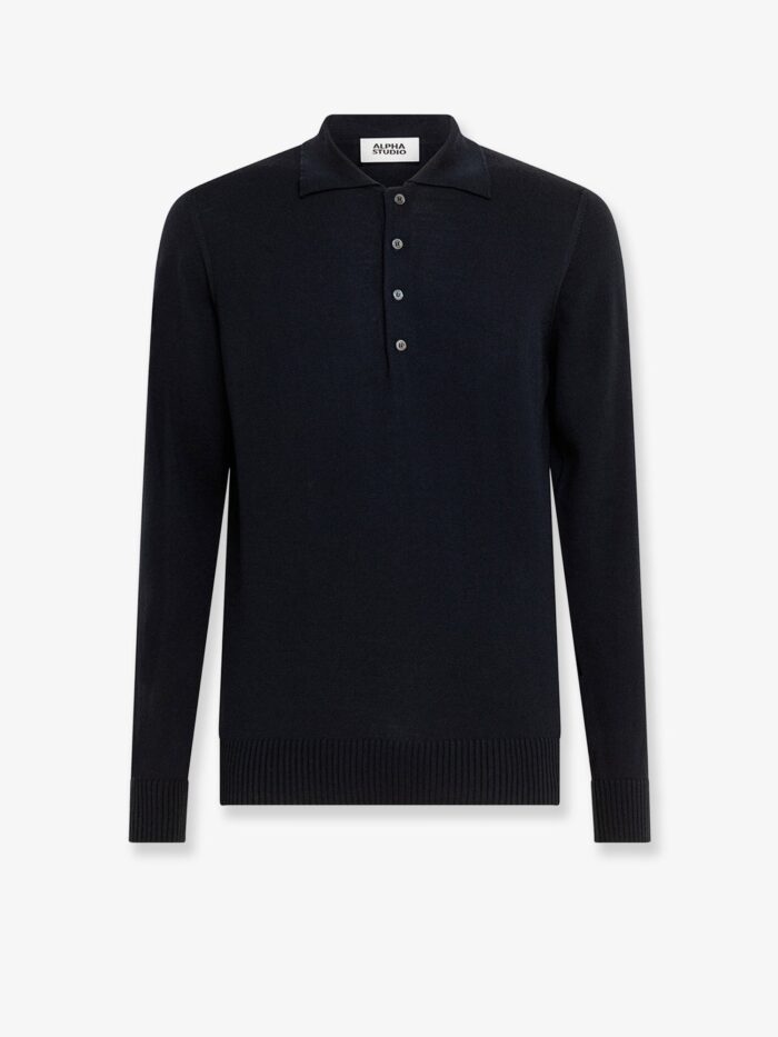 ALPHA-STUDIO Wool Polo Shirt