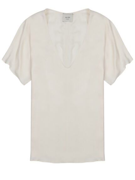 ALYSI BLUSA IN TWILL DI SETA