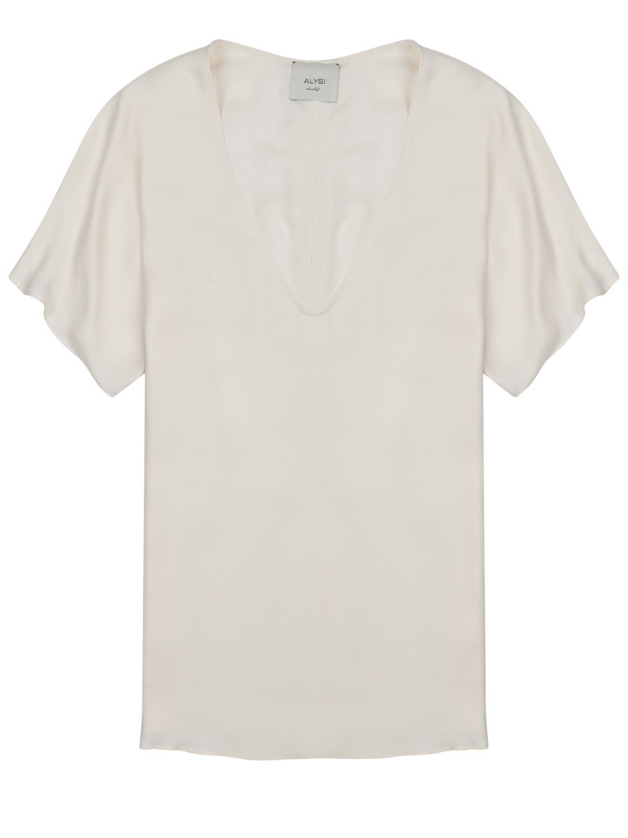 ALYSI BLUSA IN TWILL DI SETA