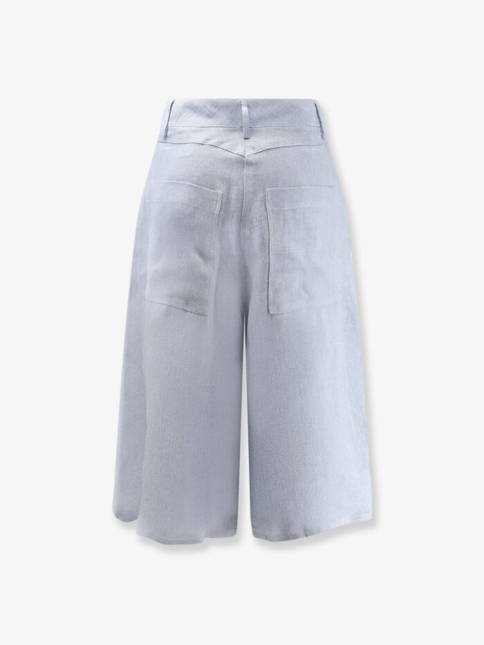 ALYSI Délavé Linen Bermuda Shorts