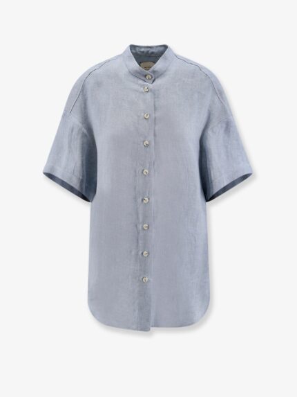 ALYSI Délavé Linen Shirt