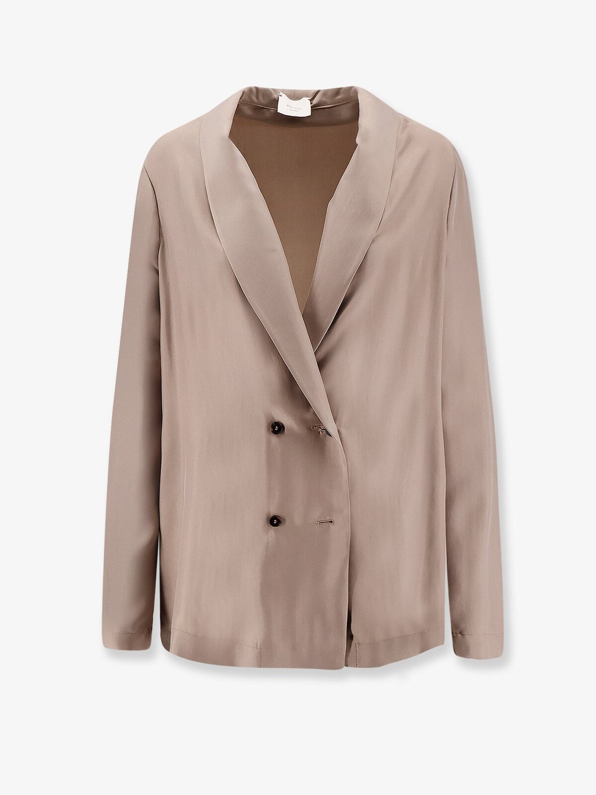 ALYSI Double-breasted Silk Blazer