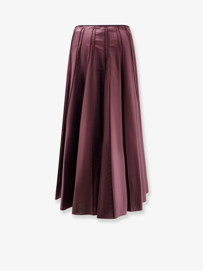 ALYSI Flared Cotton Skirt