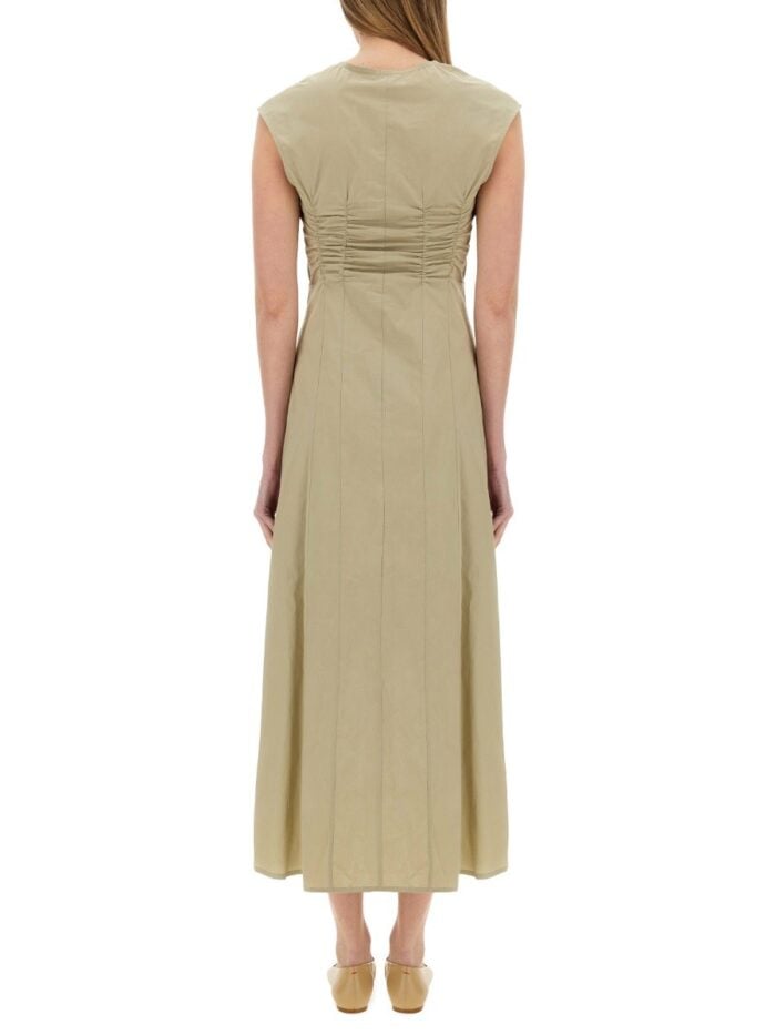 ALYSI LONG POPLIN DRESS