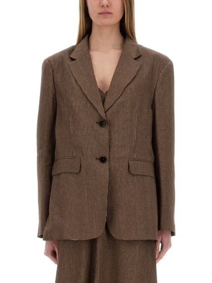 ALYSI "MICRO STRIPES" BLAZER