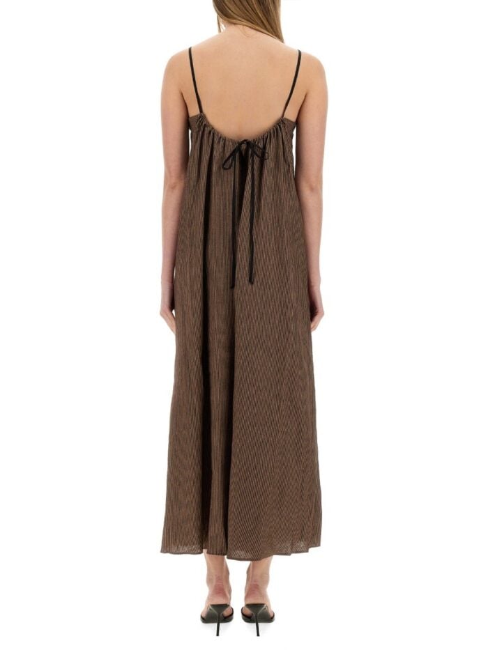 ALYSI "MICRO STRIPES" DRESS
