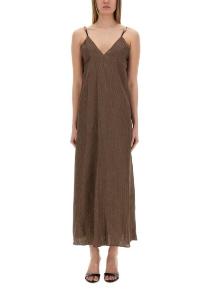 ALYSI "MICRO STRIPES" DRESS