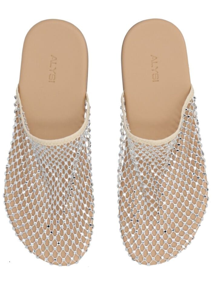 ALYSI MULE SHOE WITH RHINESTONES