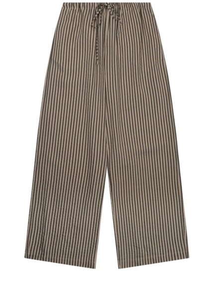 ALYSI PANTALONE AMPIO A RIGHE