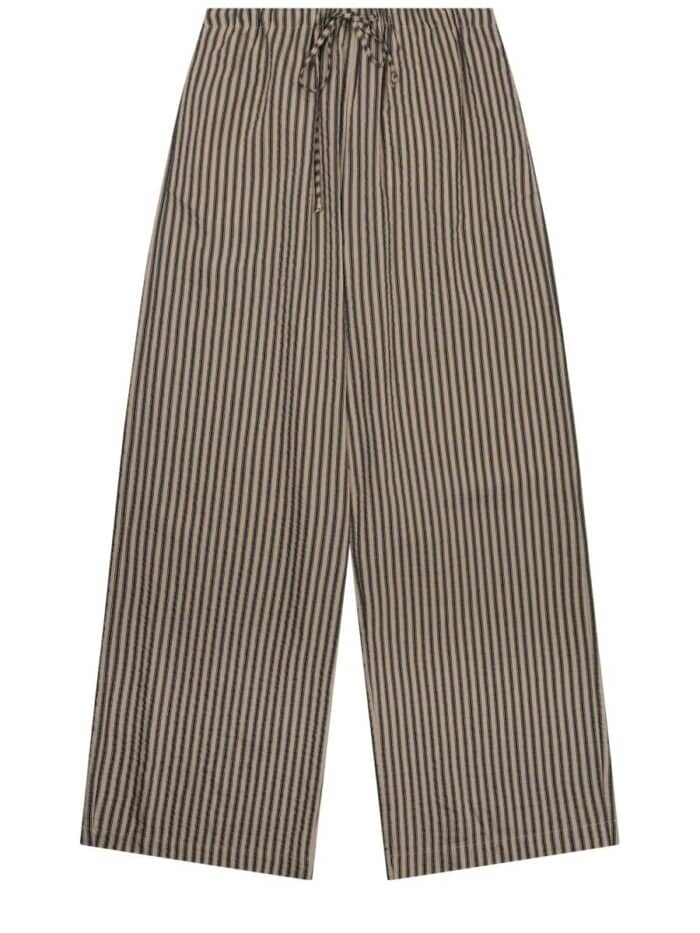 ALYSI PANTALONE AMPIO A RIGHE