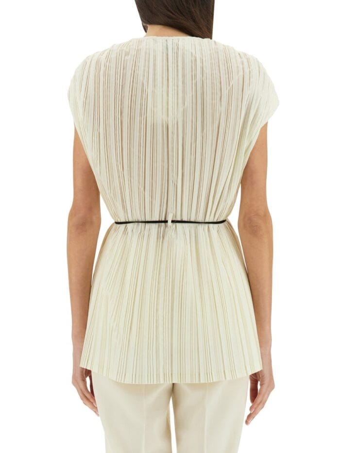 ALYSI PLEATED KIMONO TOP