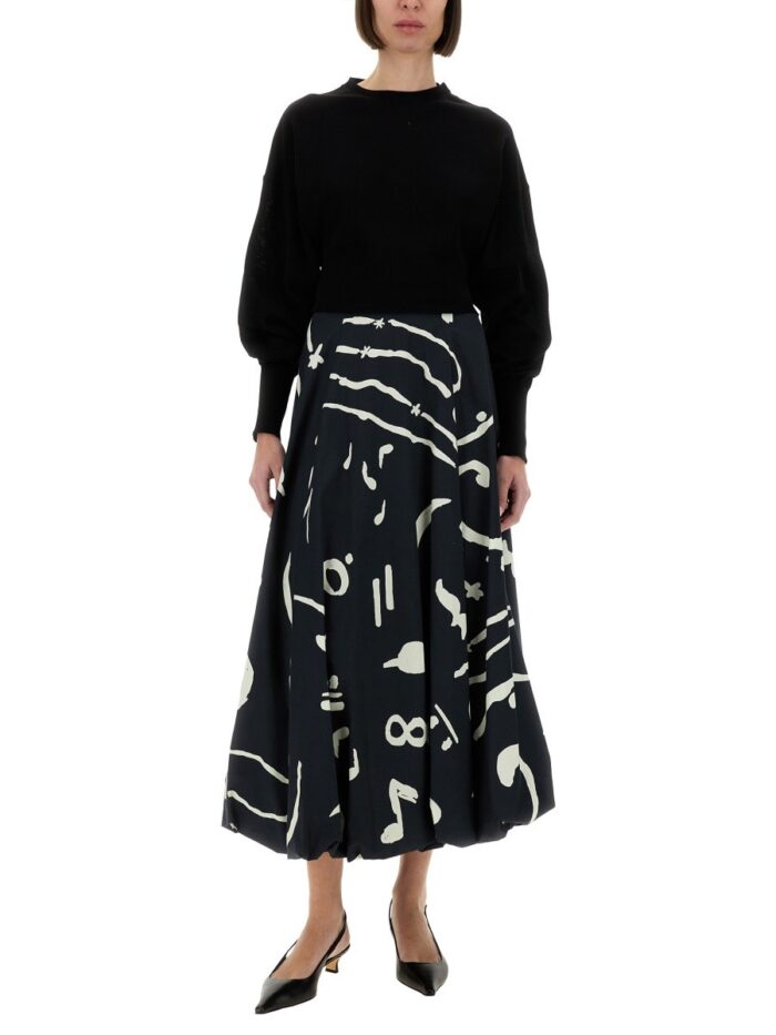 ALYSI PRINTED SKIRT