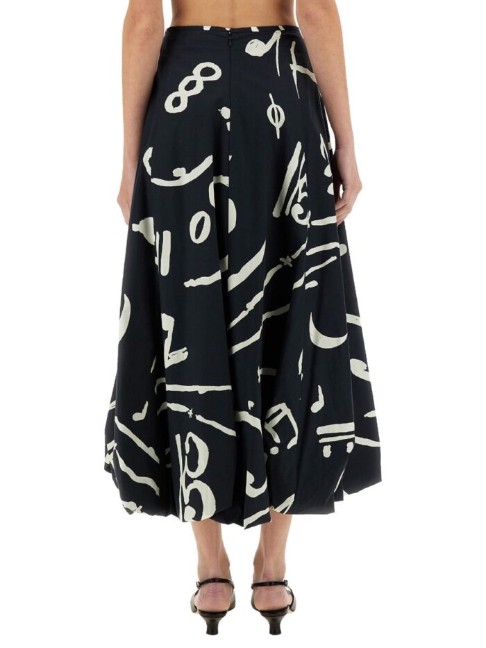 ALYSI PRINTED SKIRT