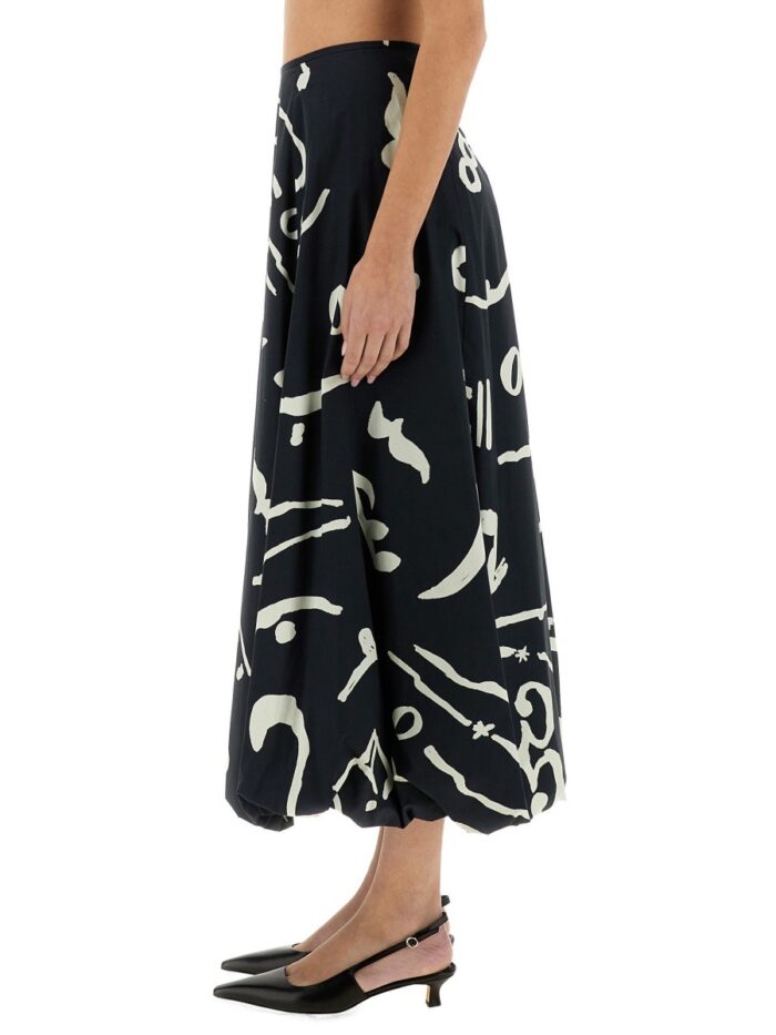 ALYSI PRINTED SKIRT