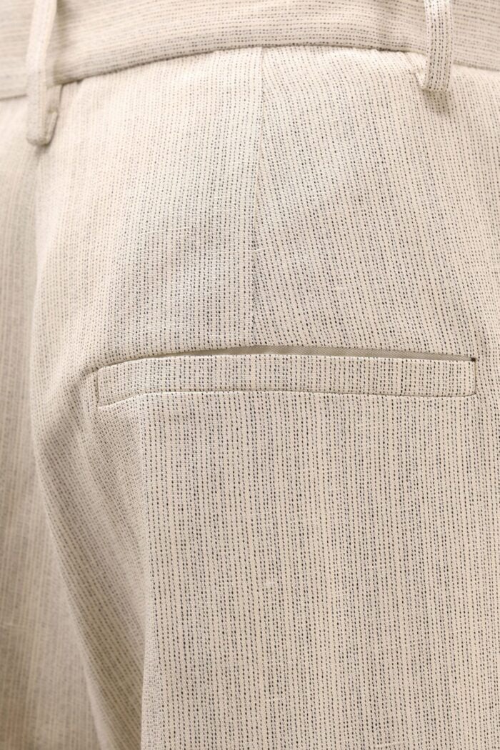 ALYSI Sartorial Viscose And Linen Trousers