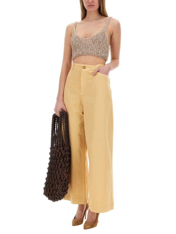ALYSI SEQUINED TRICOT TOP