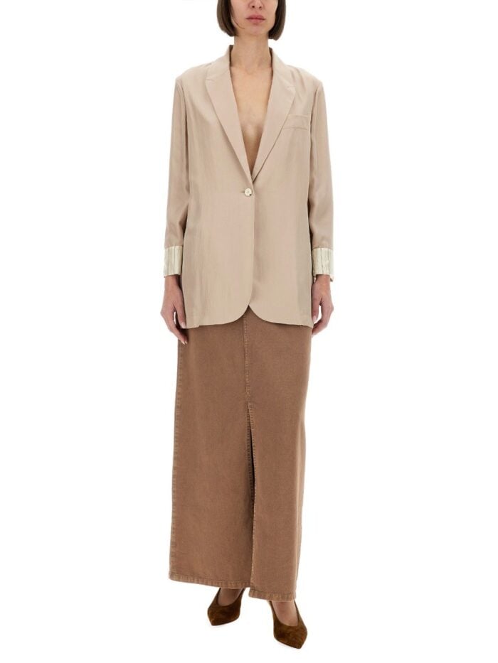 ALYSI SILK BLAZER