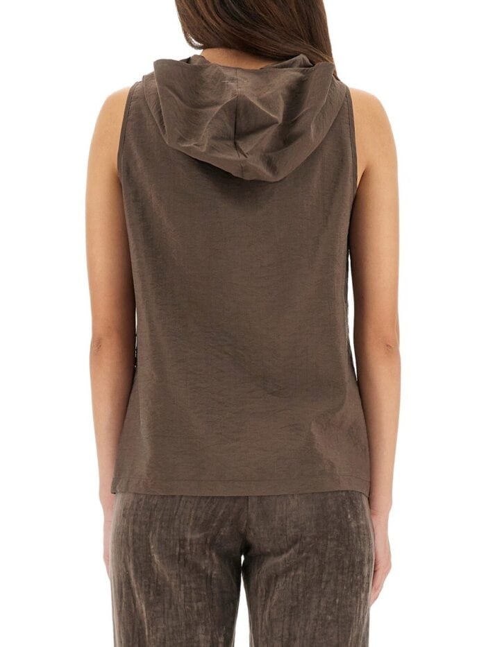 ALYSI SILK CANVAS TOP