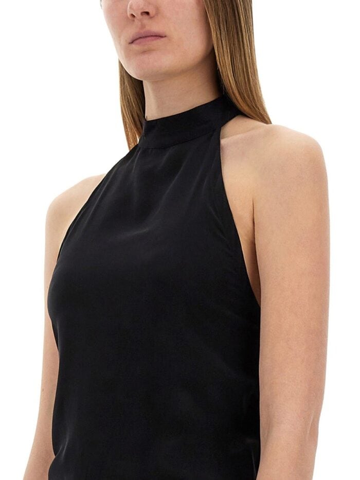 ALYSI SILK LONG DRESS