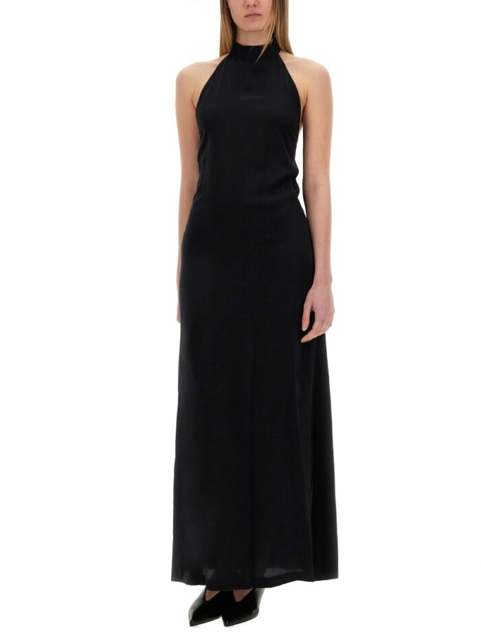 ALYSI SILK LONG DRESS