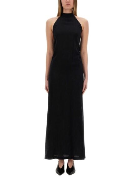 ALYSI SILK LONG DRESS