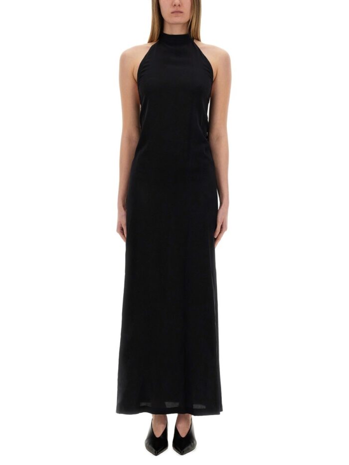 ALYSI SILK LONG DRESS