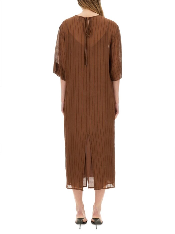 ALYSI SILK MIDI DRESS