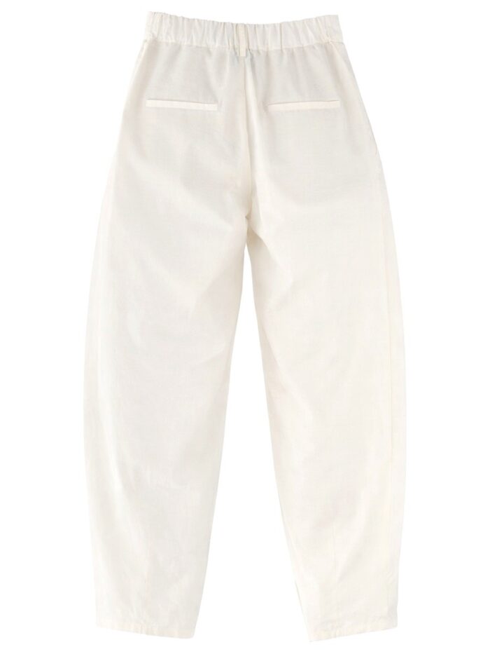 ALYSI SILK TAILORED PANTS