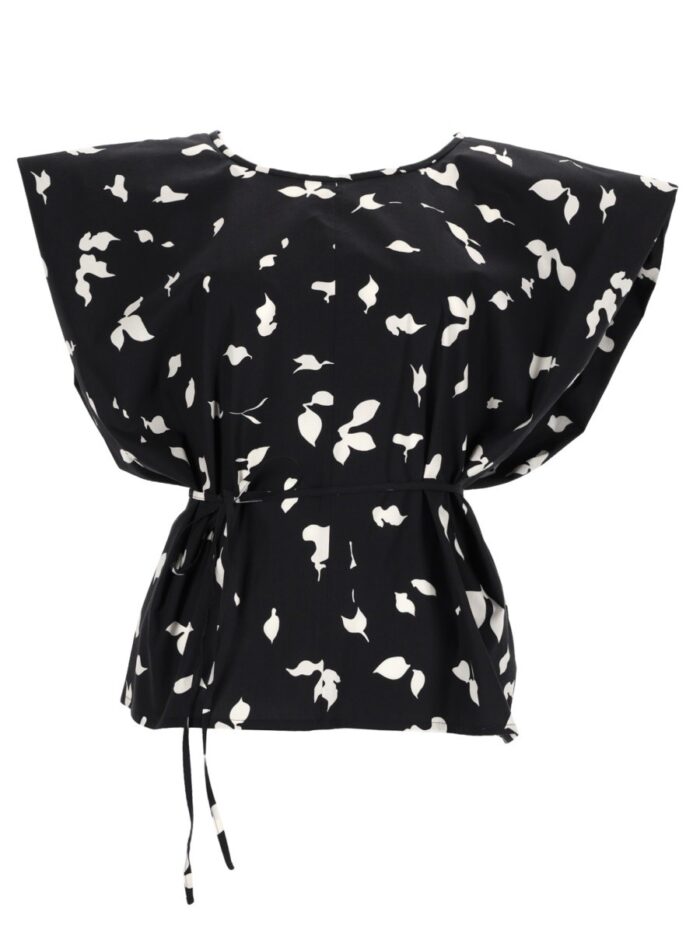 alysi sleeveless top with ribbon ALYSI SLEEVELESS TOP WITH RIBBON