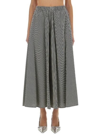 ALYSI STRIPED SKIRT