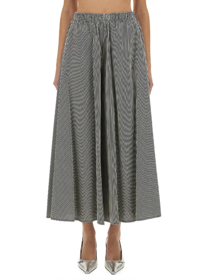 ALYSI STRIPED SKIRT