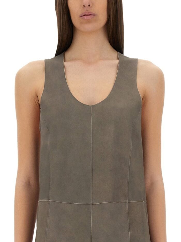 ALYSI SUEDE DRESS
