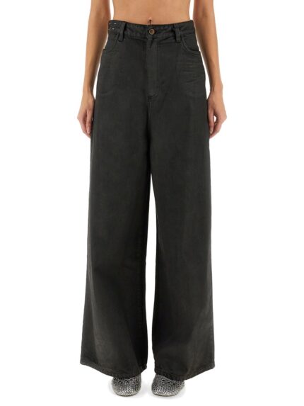 ALYSI "SUPER FLARE" DENIM PANTS