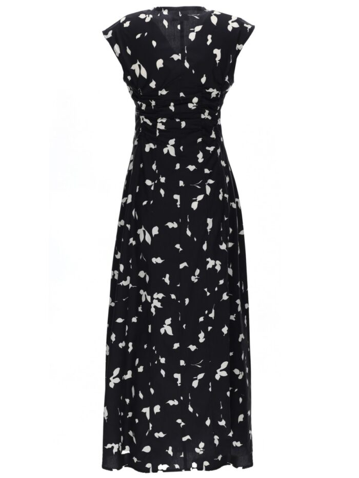 ALYSI V-NECK LONG DRESS